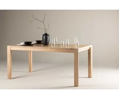 Venture Design Valgomasis stalas, ištraukiamas mechanizmas, 75x170x95 cm, Balta