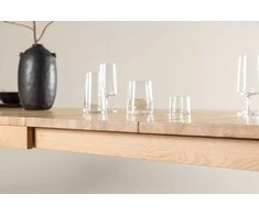 Venture Design Valgomasis stalas, ištraukiamas mechanizmas, 75x170x95 cm, Balta