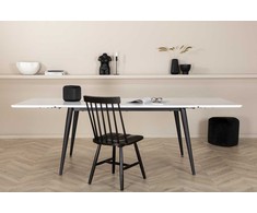 Venture Design Valgomasis stalas, Jimmy, 150x76 cm, Balta