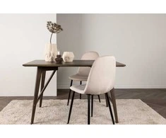 Venture Design Valgomasis stalas, Kaseidon, 80x120 cm, tamsiai rudas