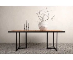 Venture Design Valgomasis stalas, Khung, 200x100 cm, Ruda