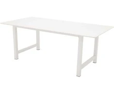 Venture Design Valgomasis stalas, Kiekis, 220x100 cm, Balta