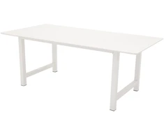 Venture Design Valgomasis stalas, Kiekis, 220x100 cm, Balta