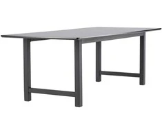 Venture Design Valgomasis stalas, Kiekis, 220x100 cm, Juodas