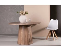 Venture Design Valgomasis stalas, Lanzo, ø120 cm, Natūralus