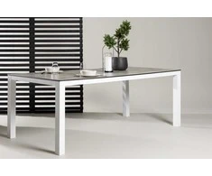 Venture Design Valgomasis stalas, Llama, 205x100 cm, Pilka