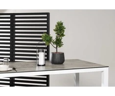 Venture Design Valgomasis stalas, Llama, 205x100 cm, Pilka