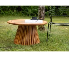 Venture Design Valgomasis stalas, Lumpur, ø70 cm, Natūralus