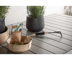 Venture Design Valgomasis stalas, Lygiai, 75x229x100 cm, Baltas
