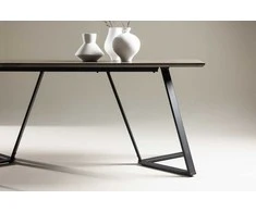 Venture Design Valgomasis stalas, Marina Matbord, 180x90x75 cm, Juodas/Pilkas ąžuolas