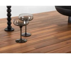 Venture Design Valgomasis stalas, medis, 205x90 cm, juodas