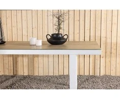 Venture Design Valgomasis stalas, Merlo, 200x90 cm, Balta
