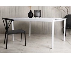 Venture Design Valgomasis stalas, Modena, 150x100 cm, Baltas