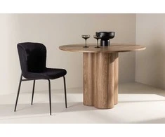 Venture Design Valgomasis stalas, Olivia, ⌀110 cm, Ruda