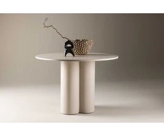 Venture Design Valgomasis stalas, Olivia, ⌀110 cm, Beždžio spalvos