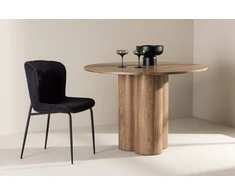 Venture Design Valgomasis stalas, Olivia, ⌀110 cm, Ruda