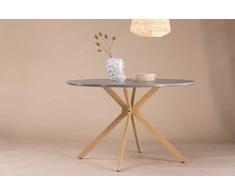 Venture Design Valgomasis stalas, Piazza, ø120 cm, Pilka