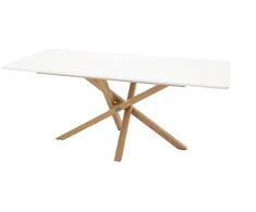 Venture Design Valgomasis stalas, Piazza, 180x90 cm, Balta