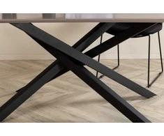 Venture Design Valgomasis stalas, Piazza, 180x76x90 cm, Juodas