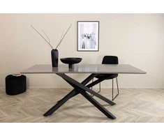 Venture Design Valgomasis stalas, Piazza, 180x76x90 cm, Juodas