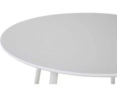 Venture Design Valgomasis stalas, Plaza, 100 cm, Balta