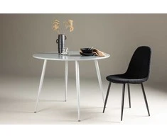 Venture Design Valgomasis stalas, Plaza, ⌀100 cm, Pilka
