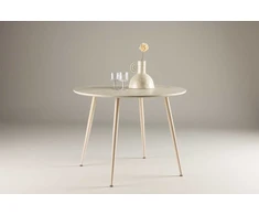 Venture Design Valgomasis stalas, Plaza, ⌀100 cm, balintas