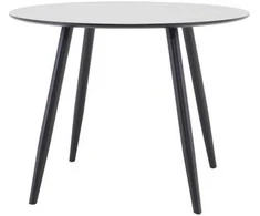 Venture Design Valgomasis stalas, Plaza apvalus stalas, ø100 cm, Juodas