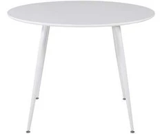 Venture Design Valgomasis stalas, Plaza, 100 cm, Balta