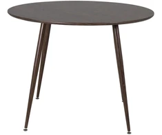 Venture Design Valgomasis stalas, Plaza, 100 cm, Riešutas