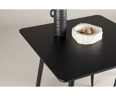Venture Design Valgomasis stalas, Polar, 75x75 cm, Juodas