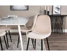 Venture Design Valgomasis stalas, Polar, 75x120x80 cm, Balta
