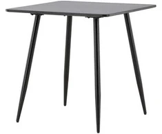 Venture Design Valgomasis stalas, Polar, 75x75 cm, Juodas