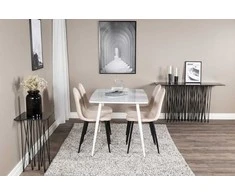 Venture Design Valgomasis stalas, Polar, 75x120x80 cm, Balta