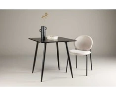 Venture Design Valgomasis stalas, Polar, 75x75 cm, Juodas
