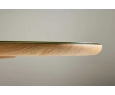 Venture Design Valgomasis stalas, ratukai, 90x200 cm, Natūrali