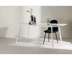 Venture Design Valgomasis stalas, Silar, 90x180 cm, Balta