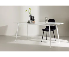 Venture Design Valgomasis stalas, Silar, 90x180 cm, Balta