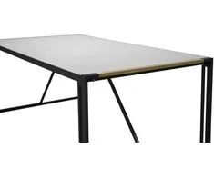 Venture Design Valgomasis stalas, Teksasas, 200x100 cm, Pilka