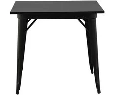 Venture Design Valgomasis stalas, Tempe, 80x80 cm, Juodas