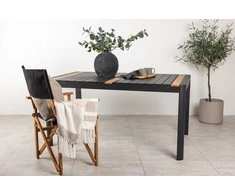 Venture Design Valgomasis stalas, Togo, 150x90 cm, Juodas