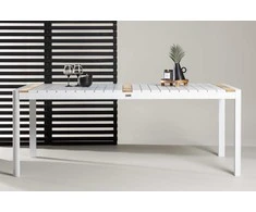 Venture Design Valgomasis stalas, Togo, 200x100 cm, Balta