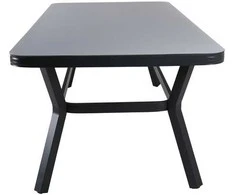 Venture Design Valgomasis stalas, Virya, 200x100 cm, Juodas