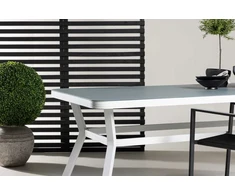 Venture Design Valgomasis stalas, Virya, 74x200x100 cm, Balta