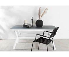 Venture Design Valgomasis stalas, Virya, 160x90 cm, Pilka