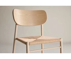Venture Design Valgomojo kėdė 45x41,5 cm Balinta smėlio spalvos virvė