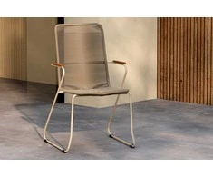Venture Design Valgomojo kėdė 46x43.5 cm Smėlio spalvos virvė