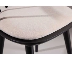 Venture Design Valgomojo kėdė Bobby 50x48 cm Juoda Smėlio Spalva Guminė Mediena