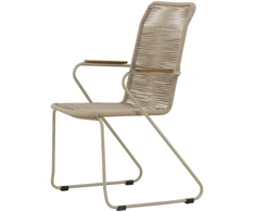 Venture Design Valgomojo kėdė Bois 46x43.5 cm Smėlio spalvos virvė