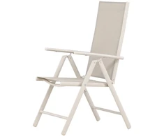 Venture Design Valgomojo kėdė Break smėlio spalvos, aliuminis, sulankstoma, reguliuojama atlošo dalis